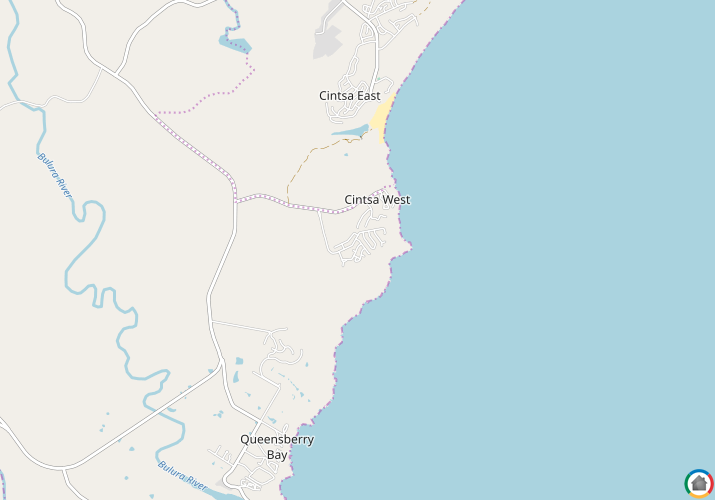 Map location of Khamanga Bay